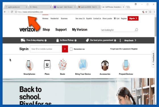 Apple-panda.com doorverwijzing