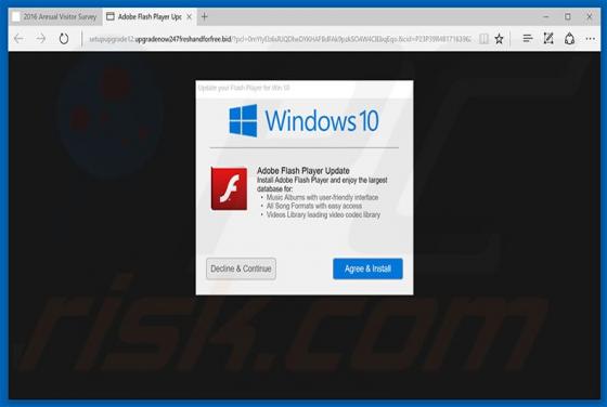 Adobe Flash Player Update oplichting