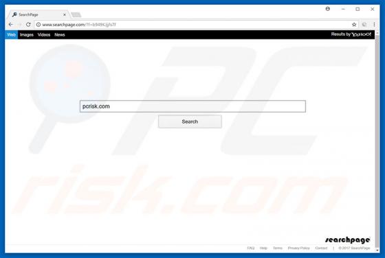 Searchpage.com doorverwijzing