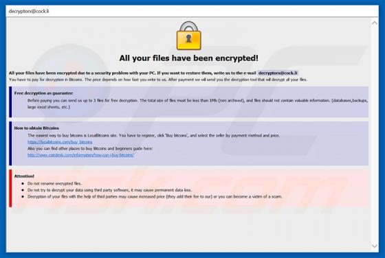 Wyvern ransomware