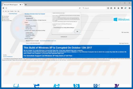 Unable to Locate Windows License Key oplichting