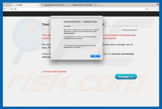 MAC OS Is Infected With Viruses oplichting (Mac)