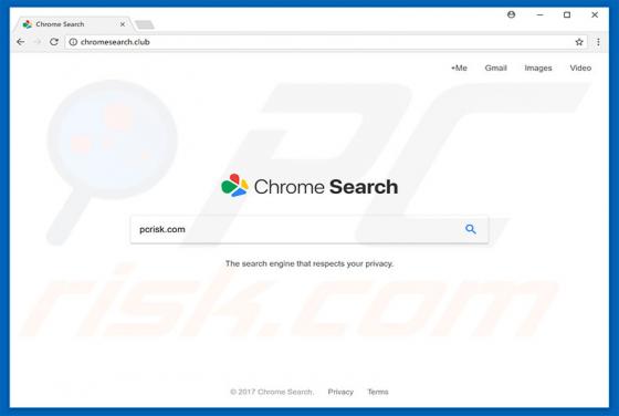Chromesearch.club doorverwijzing