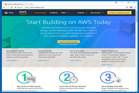Amazon AWS virus