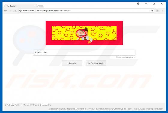 Search.tapufind.com doorverwijzing