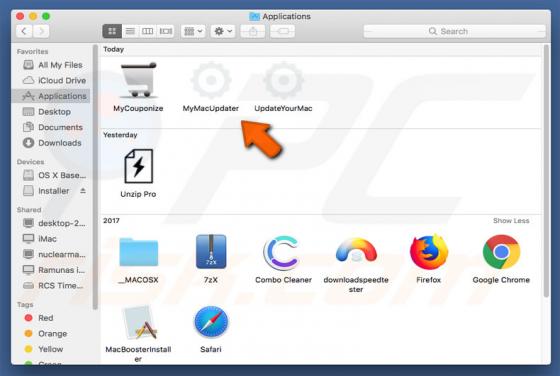 MyMacUpdater - Mogelijk ongewenst programma (Mac)