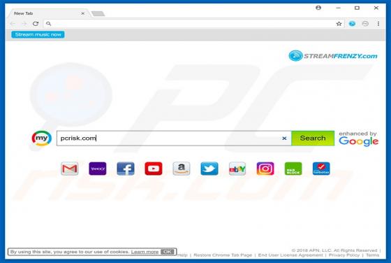 Streamfrenzy.com doorverwijzing