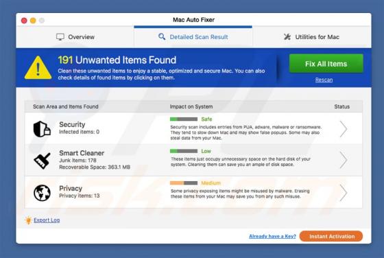 Mac Auto Fixer ongewenste applicatie (Mac)