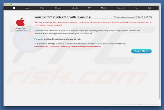 E.tre456_worm_osx Trojan Virus POP-UP Scam (Mac)