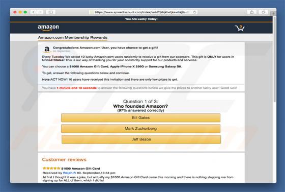 Spreediscount.com POP-UP doorverwijzing (Mac)