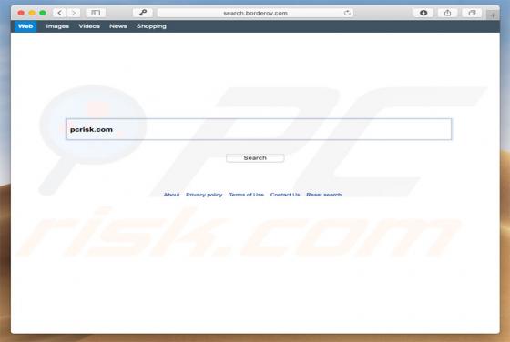 Search.borderov.com doorverwijzing (Mac)