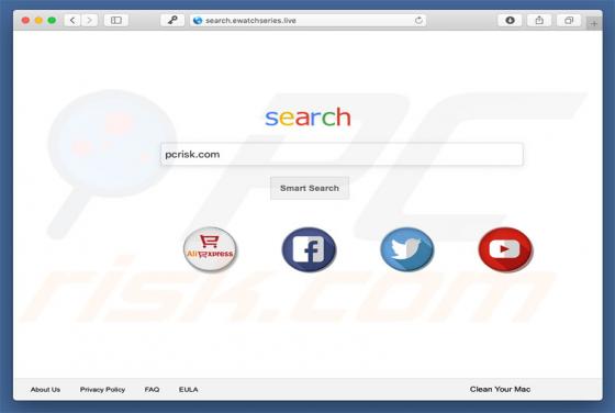 Search.ewatchseries.live doorverwijzing (Mac)