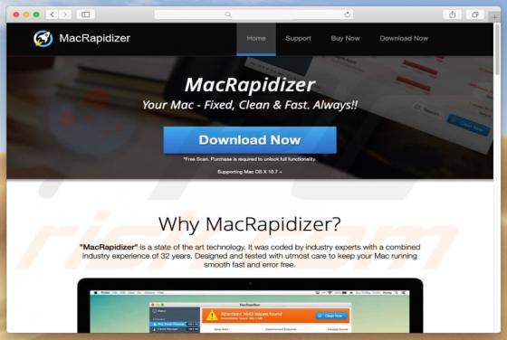 MacRapidizer ongewenste applicatie (Mac)