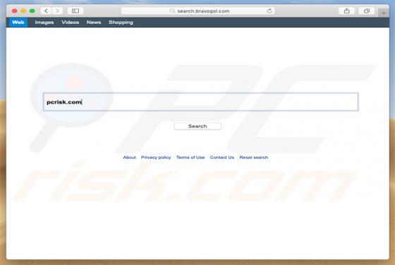 Search.bravogol.com doorverwijzing (Mac)