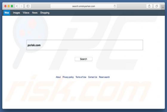 Search.smokyashan.com doorverwijzing (Mac)