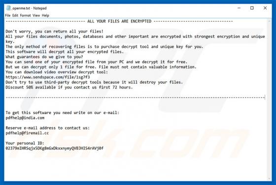 Pdff ransomware