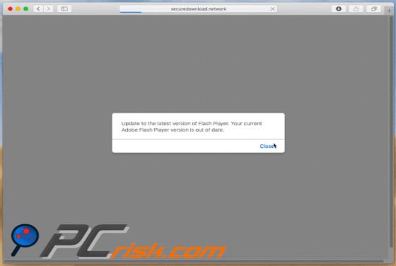 Update To The Latest Version Of Flash Player POP-UP oplichting (Mac)