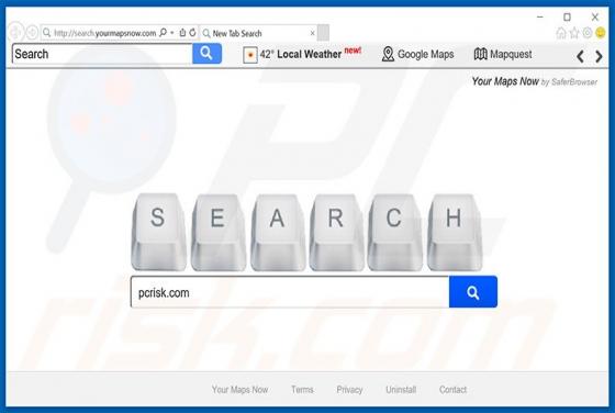 Search.yourmapsnow.com doorverwijzing
