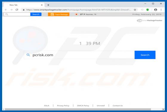 Smartpackagetracker.com doorverwijzing