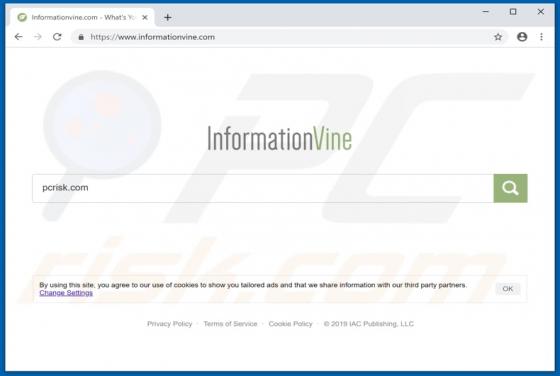 Informationvine.com doorverwijzing