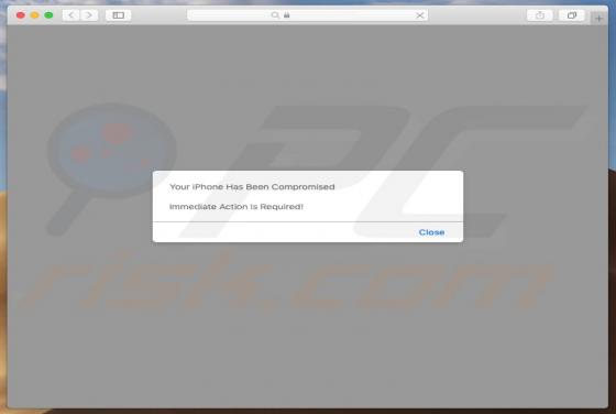 Your Apple iPhone Is Severely Damaged POP-UP oplichting (Mac)