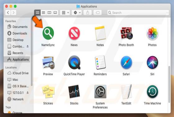 NameSync adware (Mac)