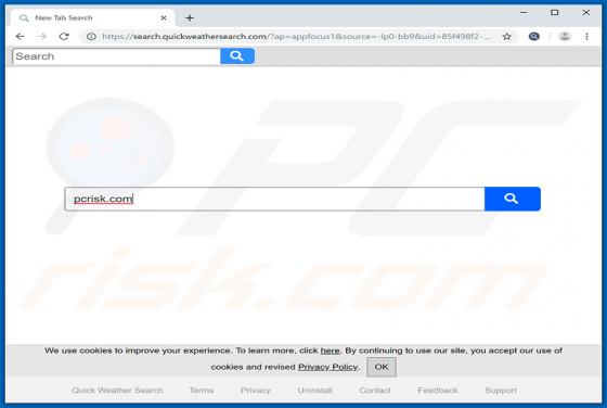 Quick Weather Search browserkaper