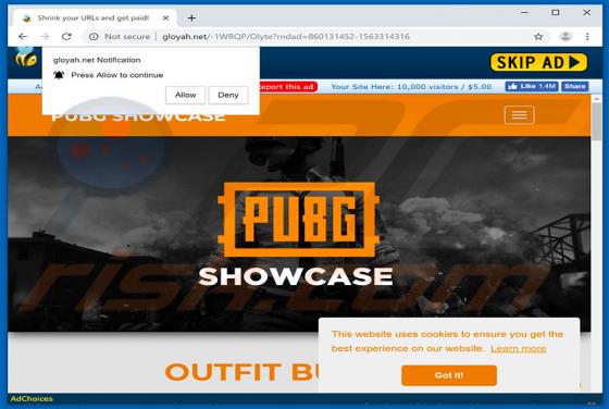 Gloyah.net advertenties