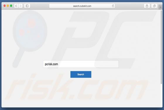 Search.cubokit.com doorverwijzing (Mac)