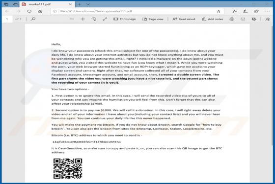 I Do Know Your Passwords afpersing (PDF)
