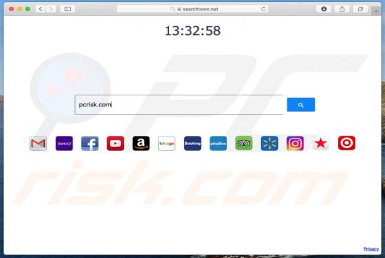 Searchtown.net doorverwijzing (Mac)