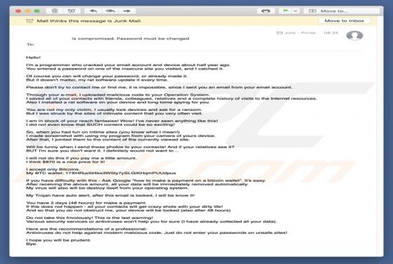 I'm A Programmer Who Cracked Your Email oplichting
