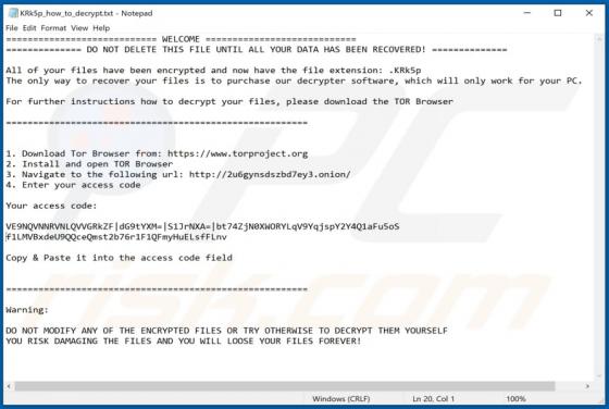 IS ransomware