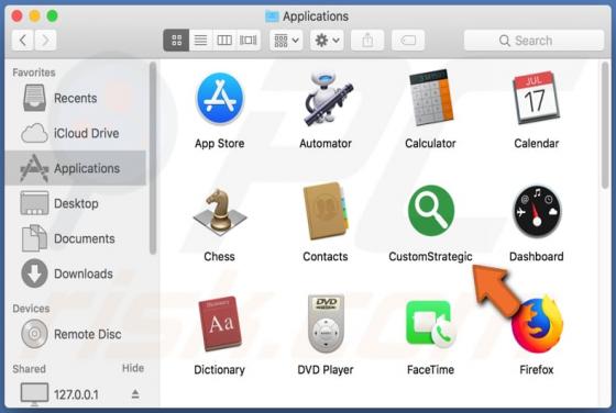 CustomStrategic adware (Mac)