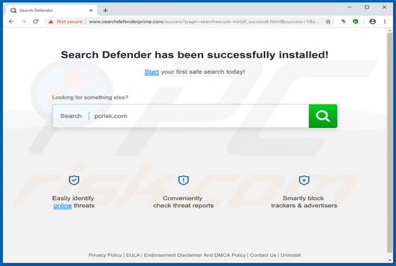 Search Defender Prime browserkaper