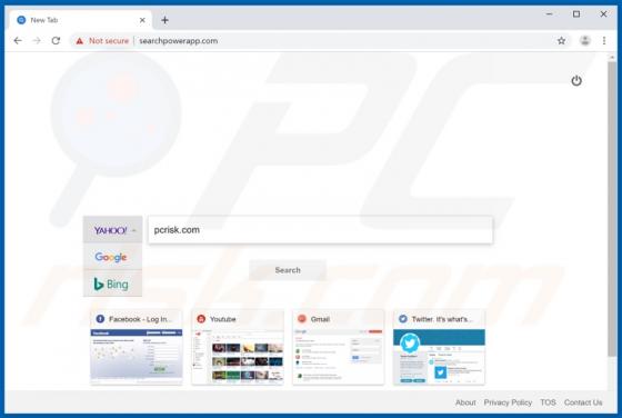 Searchpowerapp.com doorverwijzing