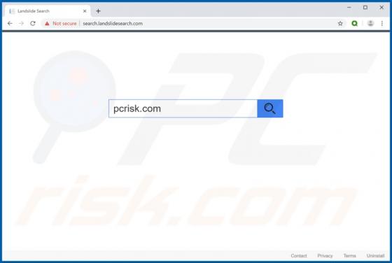 Landslide Search browserkaper