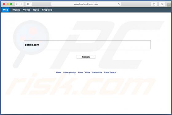 Search.schooldozer.com doorverwijzing (Mac)