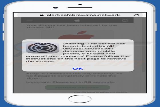 Safebrowsing.network POP-UP oplichting (Mac)