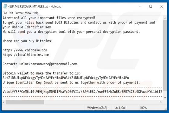 Pashka ransomware
