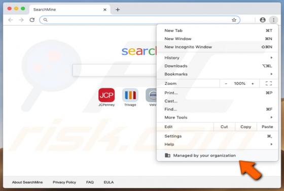 Chrome "Managed By Your Organization" browserkaper (Mac)