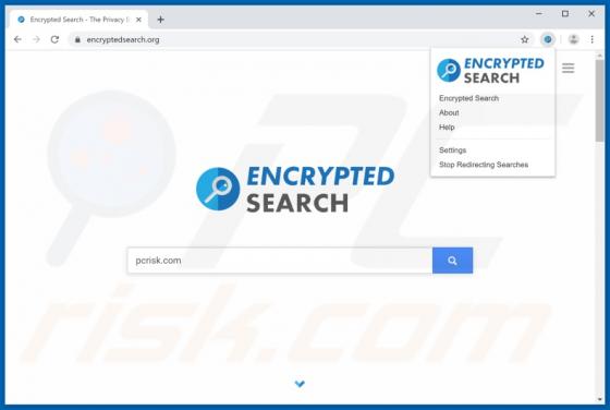 Encryptedsearch.org doorverwijzing
