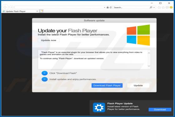 Valse Flash Player-update (Windows)