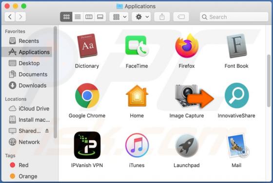 InnovativeShare Adware (Mac)