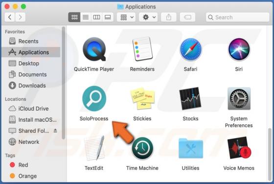 SoloProcess adware (Mac)