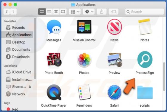 ProcessSign adware (Mac)