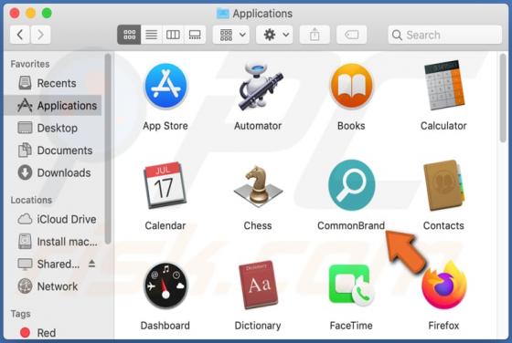 CommonBrand adware (Mac)