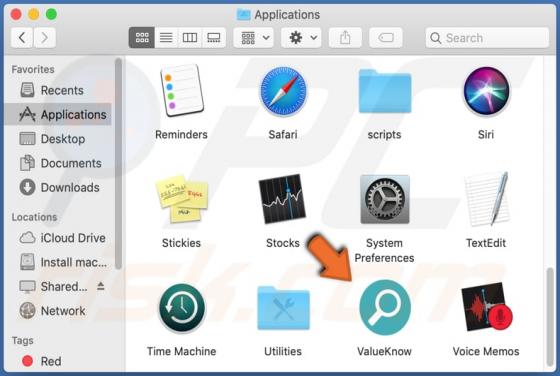 ValueKnow adware (Mac)