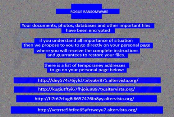 Rogue Ransomware