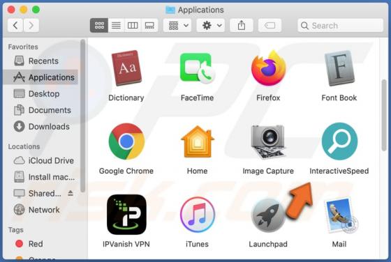 InteractiveSpeed adware (Mac)